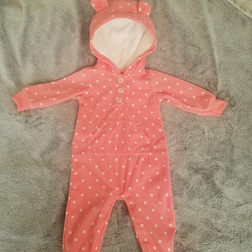 Soft and warm thick plush onesie